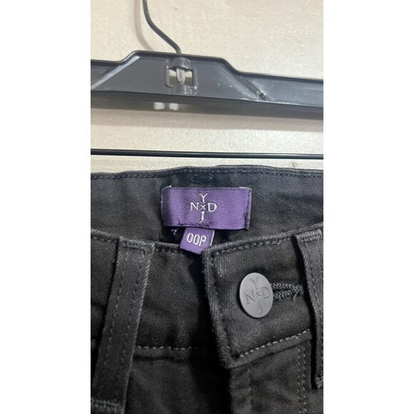 NYDJ Ami Skinny Leggings Jeans 00P Black NEW - Picture 4 of 6